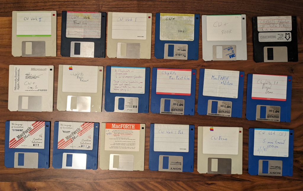 Original Code 3.5" Disks for Mac ChipWits!